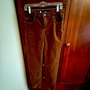 Kut from the Kloth chestnut brown corduroy jeans (Diana cut)